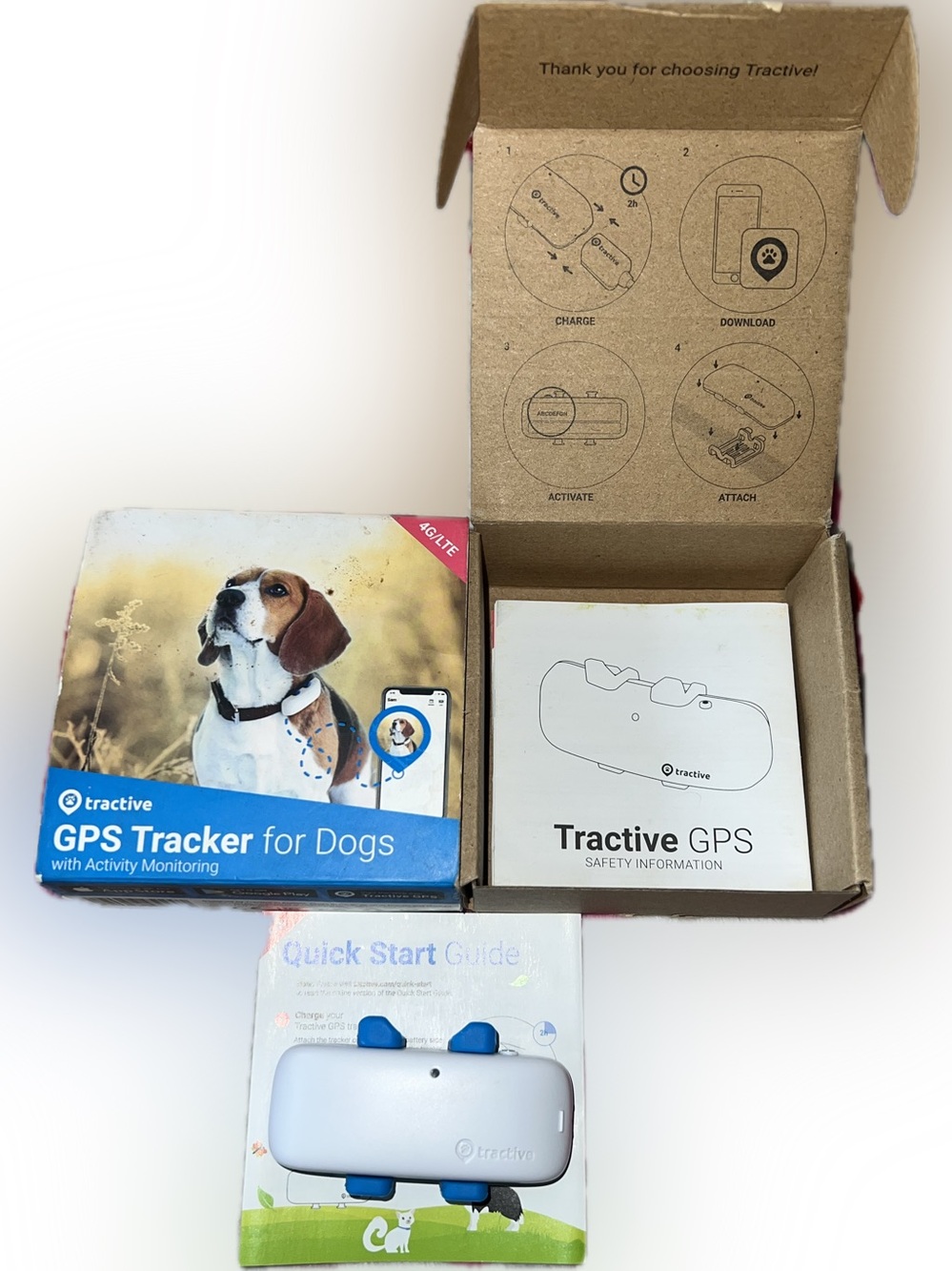 🐾 Tractive GPS Tracker for dogs with activity monitoring.